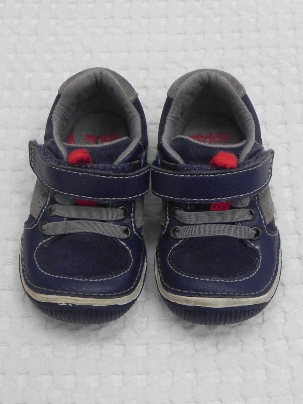 Stride Rite SRT Wes Blue Grey Size 5M Toddler